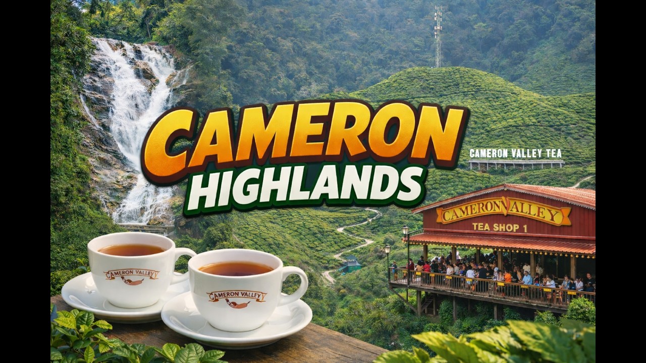 CAMERON HIGHLANDS PART1 4K 🇲🇾| Cameron Valley Tea Plantation Tour| Lata Iskandar Waterfall