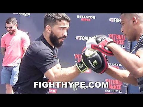 PATRICIO PITBULL FULL PUBLIC WORKOUT VS. A.J. MCKEE | BELLATOR 263
