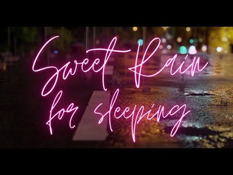 Fall Asleep Faster with Sweet Rain Sound in Park at Night - Nature Sounds for Sleeping - Relaxing