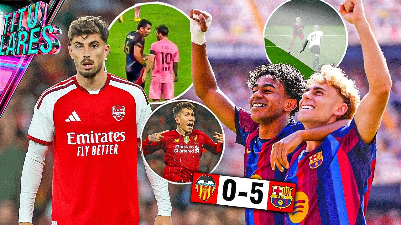 Goleada del Barca, Lamine on fire | 'Pelea' de Messi | Firmino es mejor que Havertz |Cambian a Trent