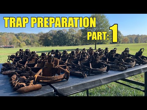 HOW TO CLEAN OLD TRAPS!!! TRAP PREP STEP 1!!!