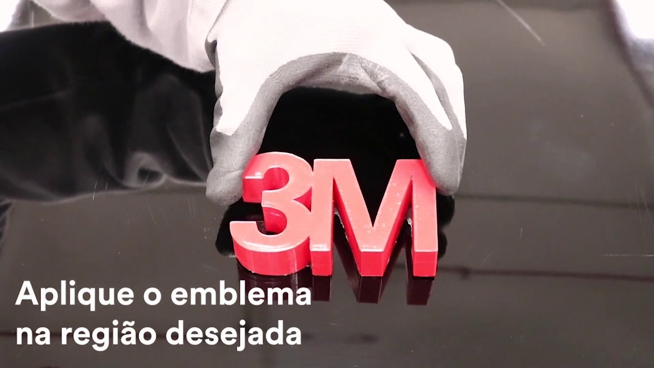 Novo Adesivo Cola Emblemas 3M - Passo a passo de aplicação