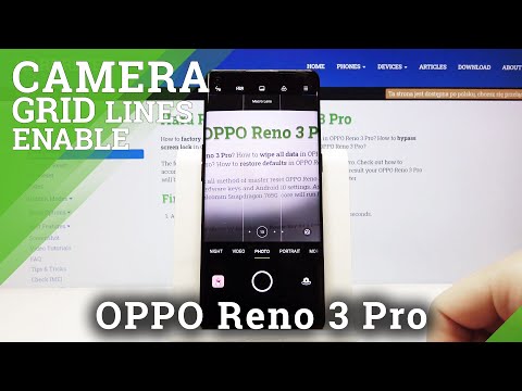 How to Enable Camera Help Lines in OPPO Reno 3 Pro - Turn On Camera Grid Lines