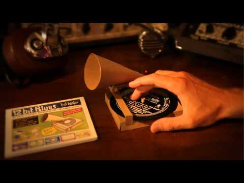 KID KOALA 12 bit Blues Cardboard Hand Powered Record Player Kit