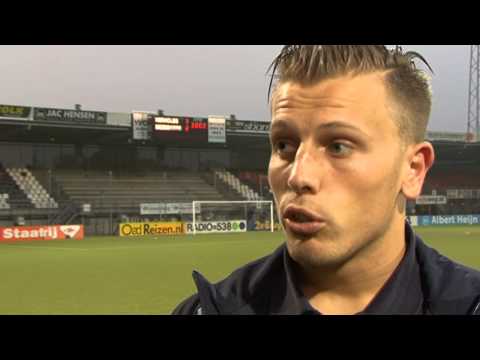 Aanvoerder Boy de Jong na de nederlaag