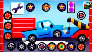 Trucks and Vehicles for Kids - Learn probleme solving with Car Wash and Construction Tools Games