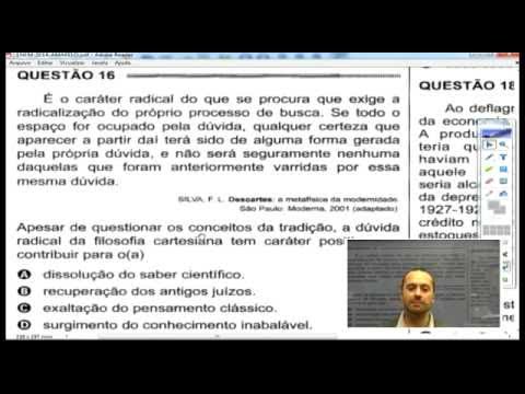 Correção ENEM 2014 - Filosofia