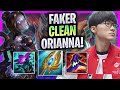FAKER IS SO CLEAN WITH ORIANNA! - T1 Faker Plays Orianna Mid vs Aurelion Sol! | Season 2024