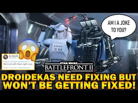 Droidekas Need Fixing But Won't Be Getting Fixed! Star Wars Battlefront 2