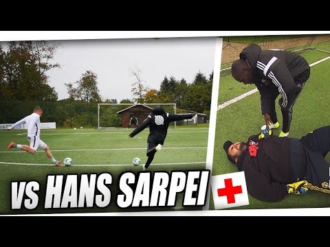 Die LUSTIGSTE FUßBALL CHALLENGE auf YOUTUBE vs. HANS SARPEI - Metis Verletzung! PMTV
