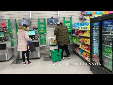 Dollarama replaces cashiers with self check out machines! April 13 -2022!