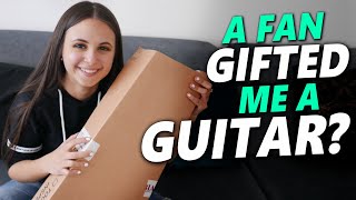 Video thumbnail for A fan gifted me a GUITAR??? Unboxing by Frozen Crown