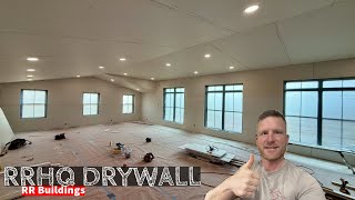 RRHQ Hanging Drywall in the Rec Room Part 1