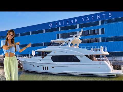 Did We Fly to CHINA to Tour This ALL NEW Selene Yachts Ocean Explorer 64?