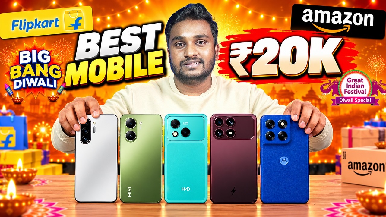 Best Mobiles Under ₹20,000⚡Flipkart & Amazon Diwali Sale🔥