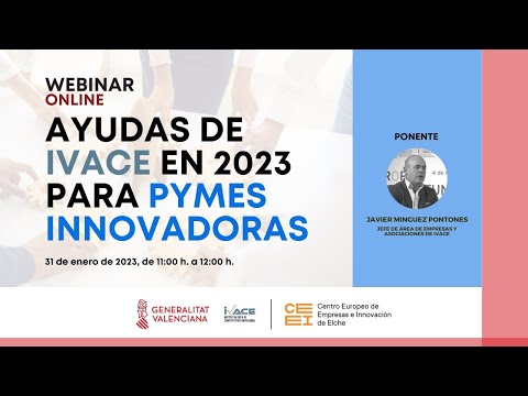 Ayudas IVACE 2023 para empresas innovadoras - Webinar