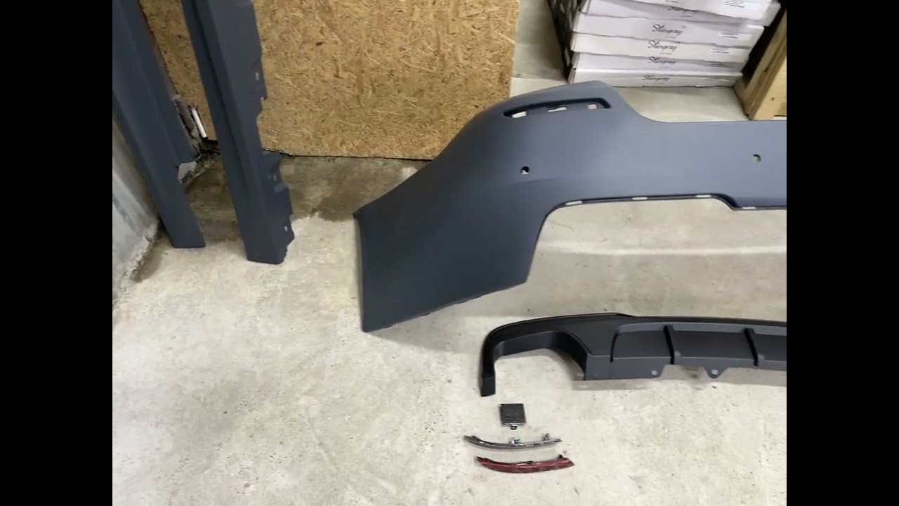 BMW 5 серия F10/F11 2010–2016 гг. Задний Бампер M-Performance (под Двойную Выхлопную Систему) Video 1