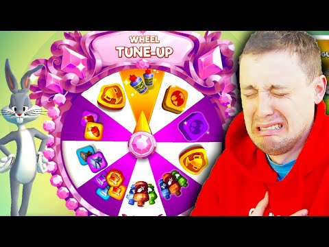 50 TICKETS TUNE UP WHEEL OPNING in Looney Tunes World of Mayhem