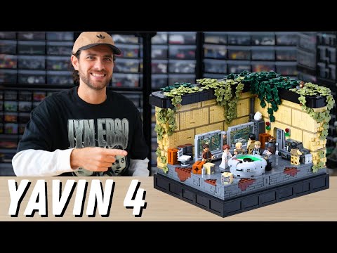 I Build a Highly Detailed LEGO Star Wars Base on Yavin 4