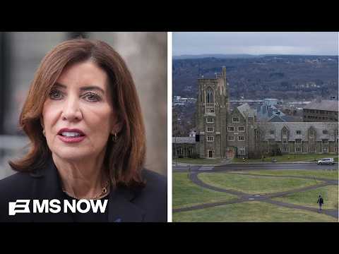 NY Gov. Hochul calls for review of Cornell sex assault case 