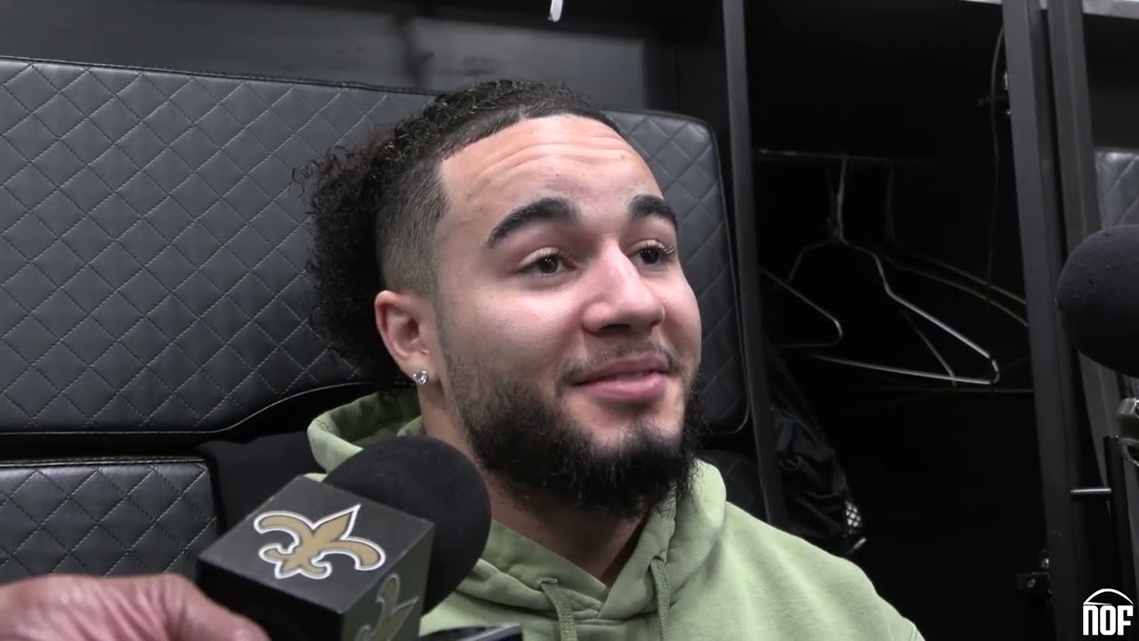 Saints WR Mason Tipton on long kickoff return against Bucs, Tyler Shough and Devin Neal