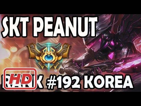 SKT Peanut picks FIORA TOP vs OLAF - Rank #192 Korea (Smurf)