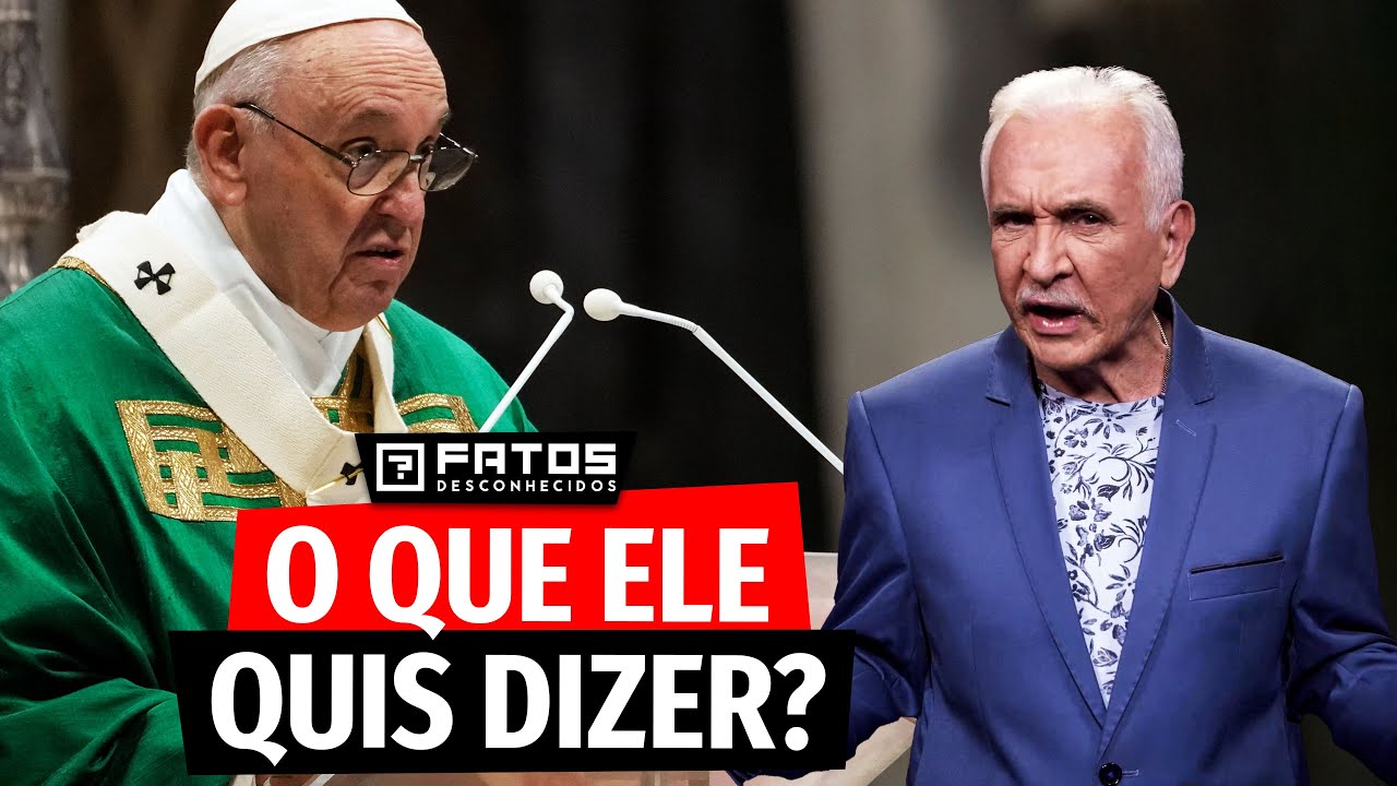 Papa Francisco diz: “Deus não existe!” Ele surtou?