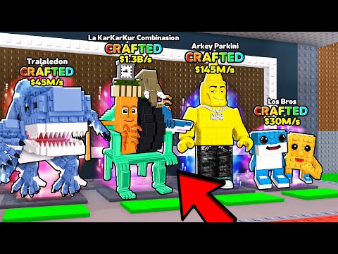 Unlocking The NEW 0.01% CRAFTING Brainrots in Steal A Brainrot