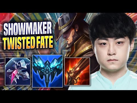 SHOWMAKER IS SO CRAZY WITH TWISTED FATE! - DK ShowMaker Plays Twisted Fate MID vs Sion!