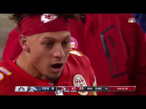 Patrick Mahomes gets called for a false start