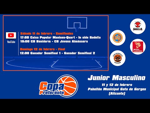 Caixa Popular Manises-Quart -  In Side Godella SEMIFINAL 1 COPA JÚNIOR MASCULINO PREFERENTE