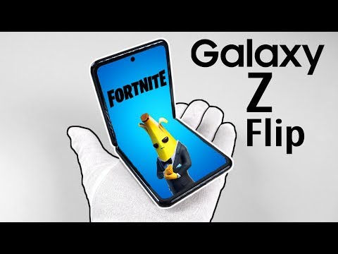 Samsung Galaxy Z Flip Unboxing - The Future of Smartphones? (Fortnite, PUBG, GTA) Video