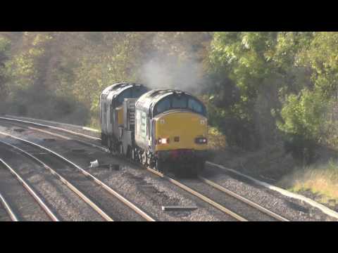 37612+37218 DIT With A Nuclear Flask At Knabbs Bridge Barnetby 26 10 16