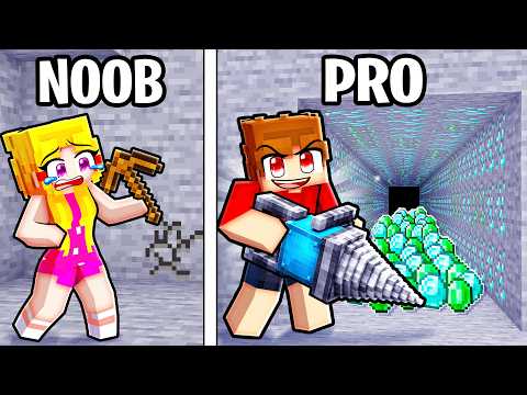 NOOB vs PRO: Power PICKAXE Battle... (Minecraft)