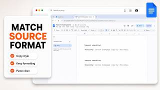How to Paste with Formatting in Google Docs (Preserved Styling Flow)