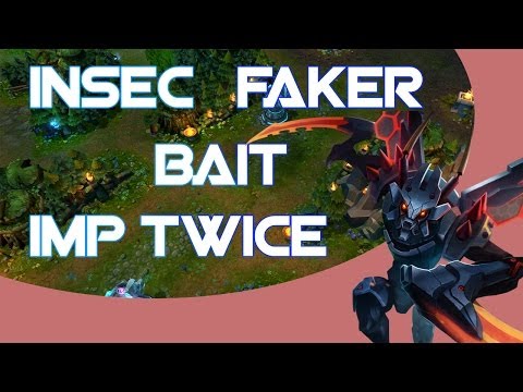 InSec and Faker bait Imp twice [Funny Highlight]