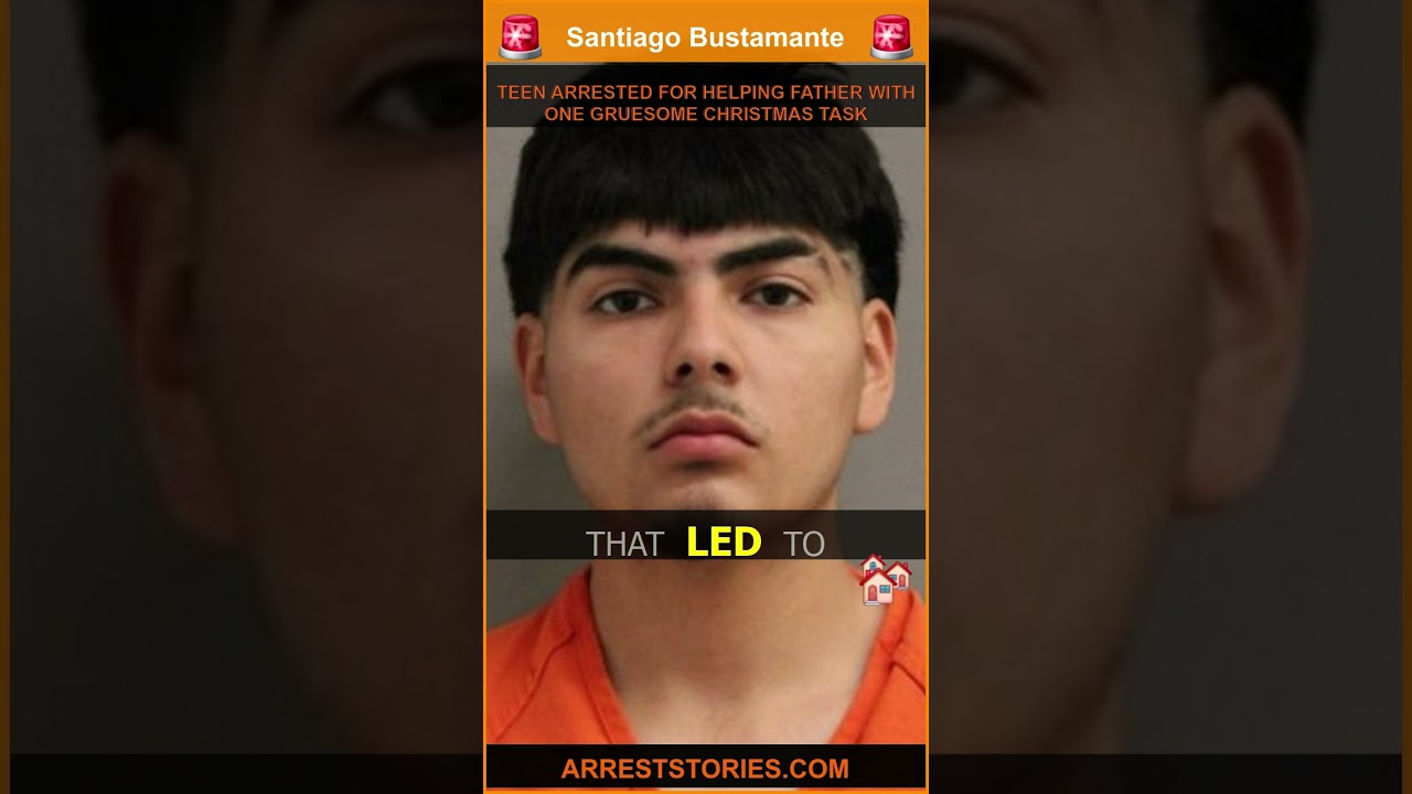 TEEN ARRESTED FOR HELPING FATHER WITH ONE GRUESOME CHRISTMAS TASK