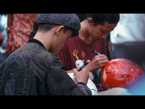 FARID STEVY FSTVLST drawing at helmet #Scooterboys