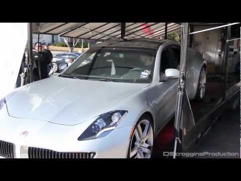 Fisker Karma on Dyno Machine