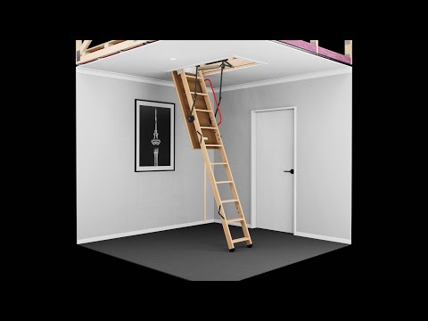 How to Install a Sellwood Attic Ladder - Truss Roof