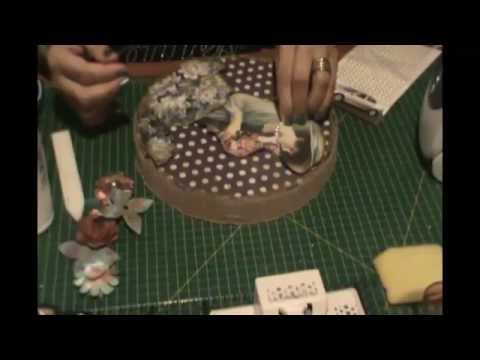 CAIXA REDONDA VINTAGE