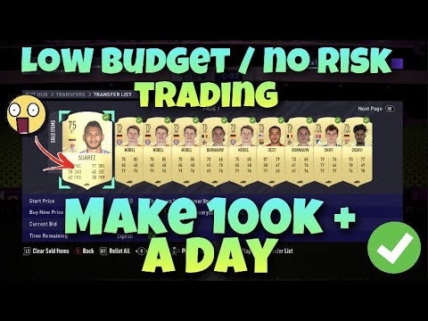 FIFA 21 LOW BUDGET / NO RISK TRADING MAKE 100K + A DAY!!
