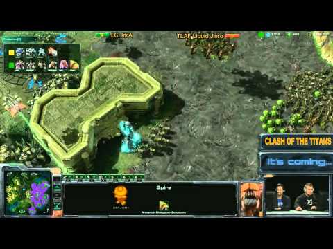 Destiny, Cella and Debo commentating Idra vs. Jinro [Game 5] (Part 2/2) - Starcraft 2 Showmatch