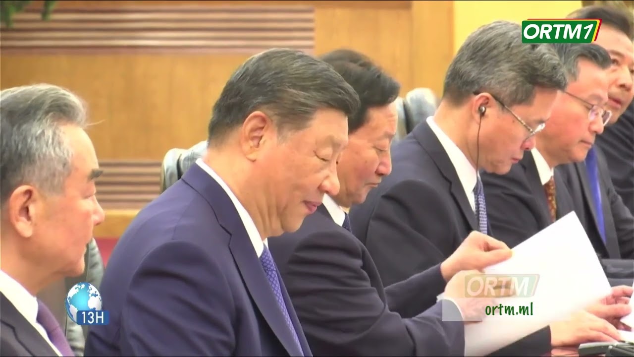 Cooperation_Mali_Chine | Entretien entre le Président Col. Assimi GOITA et son homologue chinois.