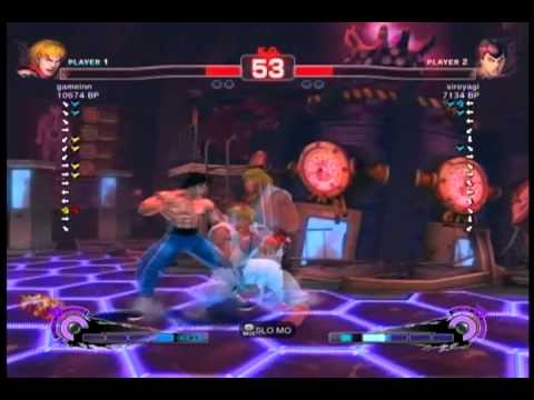 SSF4 gameinn (Ken) VS siroyagi  (Fei Long)