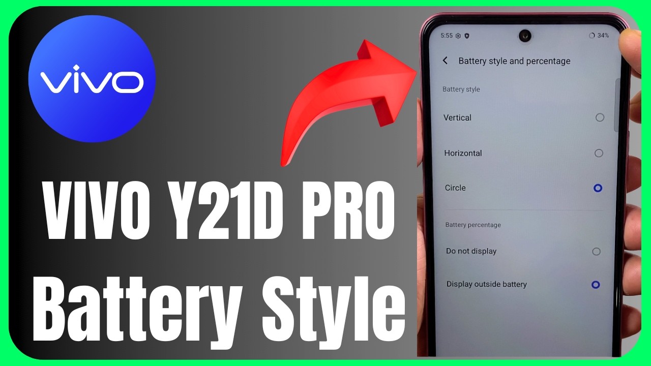 🔋 Vivo Y21D Battery Style 😱📱 | Change Battery Icon Style Easily! 🔥