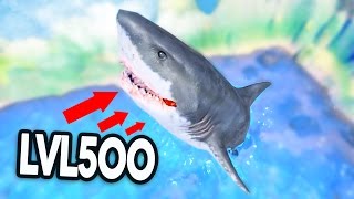 LVL500 GREAT WHITE SHARK! - Feed and Grow Fish