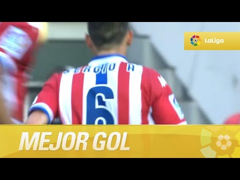 Sergio Álvarez scores the best goal of Matchday 38 at Sporting de Gijón - Villarreal CF