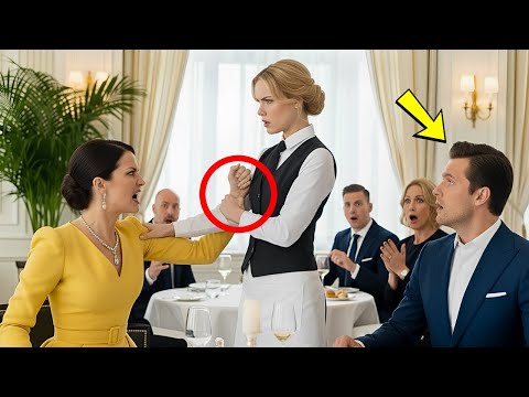 Alle fürchteten die Frau des Millionärs – bis die neue Kellnerin sie lächerlich machte