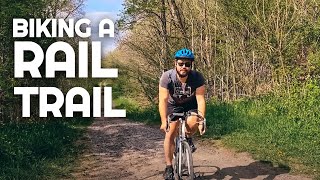 Biking an old RAIL TRAIL from 1915 | Cambridge to Paris Rail Trail | Best Trails in Ontario